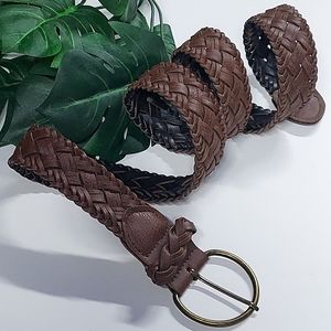 Brown Braided Belt